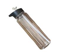 Xanorrg Bottiglie D'acqua Sportive A Prova Perdite Da 700 Ml Bottiglie Plastica Trasparente Con Bocche Larghe Paglia Per Cicli Da Ginnastica Escursionistici