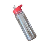 Xanorrg Bottiglie D'acqua Sportive A Prova Perdite Da 700 Ml Bottiglie Plastica Trasparente Con Bocche Larghe Paglia Per Cicli Da Ginnastica Escursionistici