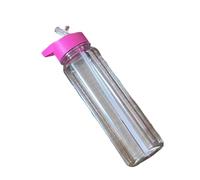 Xanorrg Bottiglie D'acqua Sportive A Prova Perdite Da 700 Ml Bottiglie Plastica Trasparente Con Bocche Larghe Paglia Per Cicli Da Ginnastica Escursionistici