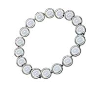 Xanorrg Bracciale Elastico Elegante Elegante Luminoso Resina Texture Accessori da Polso per Donne Eventi Formali Outfit Casual Anime Party Glow Perline Gioielli