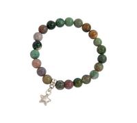 Xanorrg Bracciale in Perline Bohémien Multistrato con Tecniche Tessitura A Stella A Spirale Tossicole Pietra Naturale Unisex Dono Gioielli Un Braccialetto