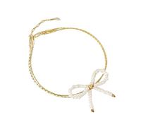 Xanorrg Bracciale Moderno A Doppio Eleganti Bracciale Bowknot A Due Moderni Con Lunghezza Regolabile Per I Gioielli Detenzione Per Studenti