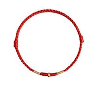 Xanorrg Bracciale Rosso alla Braccialetto Intrecciato A Mano Bracciale Regolabile Accessori per Polso da Polso Buona Fortuna per Le Sorelle Usura Quotidiane Regalo