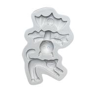 Xanorrg Cast Halloween in Elastomero per Uso Alimentare La Lavorazione Fondente Cioccolato E Decorazioni Inquietanti. Attrezzature La Cottura Halloween