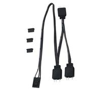 Xanorrg Cavo Illuminazione del Ventilatore per Computer 4pin LED Strips Light Strips To 5V 3pin A Schede Madri Extension Migliora L'adattatore della Ventola LED Gestione della Luce
