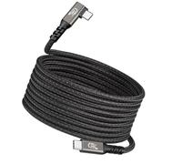 Xanorrg Cavo USB C velocità Connettore da 90 Gradi da 40 Gbps Trasferimento Dati E Compatibilità Visualizzazione 8k per Laptop E Tablet Cavo Telefonico