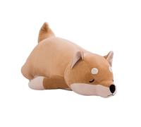 Xanorrg Cuscini Peluche Lunghi per Cani Shiba Cuscini per Animali Simpatico Che Abbraccia Sonno