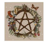 Xanorrg Divinations Tovaglia Star Pattern Astrology Tarot Card Alars Tessuto Divinations Board Game Accessorio Pattern Tarot Card Calco Spirituale