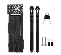 Xanorrg Lucchetto Per Biciclette Sicurezza Antifurto Carichi Pesanti Ciclismo Con Chiave E Staffe Sicurezza Bici Biciclette Pieghevoli Resistenti Scooter Lucchetto Pieghevole Con