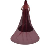 Xanorrg Matrimonio Sposa Tulle Pizzo Con Doratura Elegante Diademi Da Ballo Velo Troppo Lungo Donna Per Scattare Foto Veli Cattedrale Lunghi E Semplici Per La