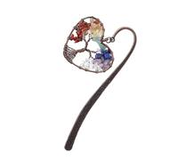 Xanorrg Pagina Mystical Like Moon Albero Metal Page per Lettori Notturni E Regali Letterari Segnalibri in Metallo