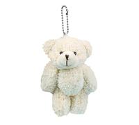 Xanorrg Peluche Orso Tastiera Pelosa Cartone Animato Porta Portachiavi Portafaltella Pelpack in Pendente Compleanno per Compleanno per Gatto Cappello da Gatto Pacchetto Portachiavi