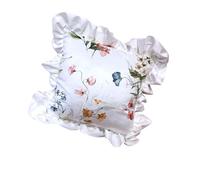 Xanorrg Rivestimento Decorativo Per Cuscino Floreale Nordico Rivestimento Arruffato Con Tessuto Velluto Olandese Lavabile Arredamento La Casa Pillow Rifinitura Arruffata