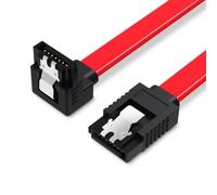 Xanorrg Sataiii 6gb/s Blocco Cavo Blocco Flessibile 50 Cm Lunghezza Spazio Risparmio SATA3.0 per I Dati dei Server per Computer con Chiusura