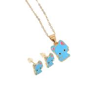 Xanorrg Set Gioielli Eleganti Gatti Tra Cui Collana E Stallone Per Orecchini Texture In Lega Adatto Per Appassionati Collana E Orecchini Presenti