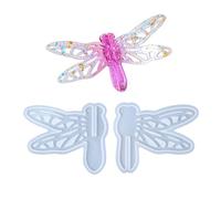 Xanorrg Siliconi Flessibili Crafting Stampo Draghi Farfalle Draghi Snowfulke Easy Demolding EPossy Resin Craft per Decori per La Casa Regalo Riutilizzabile A Tema Insetto Siliconi Stampo