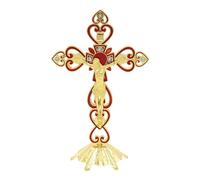 Xanorrg Statua della Croce Crocifisso Crocifisso da Tavolo Decorazioni per La Casa per Culto della Chiesa Personale O Aziendale Croce