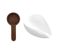 Xanorrg Vassoio per Bilancia da caffè Contenitore Chicchi Cucchiaio Dosatore Fagioli Vassoio Dosatore Adatto La Casa O Recipiente Dosaggio