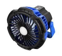 Xanorrg Ventola da Campeggio Ricaricabile con Tenda Appesa Portatile A LED A Regolabile per La Spiaggia Esterna Raffreddamento Esterno con