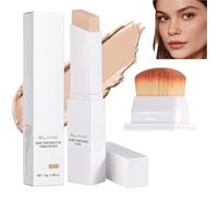 Xanthelle Fondotinta Stick Cambia Colore, Correttore 2 in 1 con Pennello, Resistente all'Acqua, Texture Cremosa, Alta Coprenza, Niacinamide e Collagene, 13 g, Make-up Naturale da Donna (3#Natural)