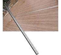 XaoJns Kit griglia da Giardino in Acciaio Inossidabile 304 da 1 Pezzo - Sistema di drenaggio a Trincea for terrazza Piscina, Soluzione di drenaggio Durevole e antiruggine(W5cmxH5cmxL200cm)