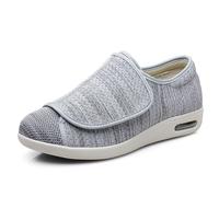 XAOLPLH Scarpe da passeggio extra larghe in mesh traspirante e leggere, pantofole extra larghe in memory foam con cuscino d'aria, piedi gonfi e bendati, per interni ed esterni