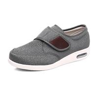 XAOLPLH Scarpe da passeggio extra larghe in mesh traspirante e leggere, pantofole extra larghe in memory foam con cuscino d'aria, piedi gonfi e bendati, per interni ed esterni