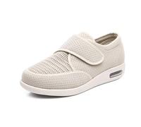 XAOLPLH Scarpe da passeggio extra larghe in mesh traspirante e leggere, pantofole extra larghe in memory foam con cuscino d'aria, piedi gonfi e bendati, per interni ed esterni