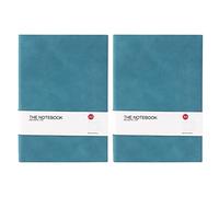 XAoSCd 2 Pezzi Di Quaderni A5 Con Copertina In Pelle, Quaderno Con Copertina Rigida, Quaderno Aziendale, Quaderno Per Riunioni Da 100 Fogli, Quaderno In Pelle Pu Per Ufficio, S,Green