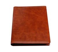 XAoSCd Agenda Con Quaderno In Similpelle B5 Con Design A 9 Fori, Disponibile In Nero E Marrone,XADCQW70174-Brown