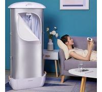 XAoSCd Asciugatrice Portatile, Asciugatrice Elettrica Pieghevole, Vaporizzatore per Indumenti con Funzione Aroma, Asciugatura Rapida E Silenziosa per Indumenti E Tessuti.