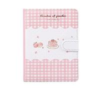 XAoSCd Blocco Note Con Fibbia Magnetica In Formato A5 Color Pesca, Manuale Blocco Note Con Fibbia Magnetica In Formato A5 Color Pesca, Manuale,Pink3
