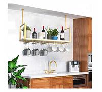 XAoSCd Mensola Da Soffitto In Metallo Nordico, Mensola Portaoggetti A Soffitto A Un Livello, Portabottiglie, Portafiori Decorativo Sospeso Per Bar E Ristoranti, Facile Da Insta,