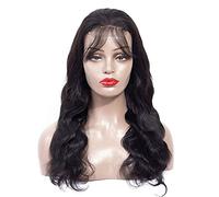 XAoSCd Parrucca Anteriore in Pizzo, Capelli Ricci Lunghi, metà Tessuta A Mano, Colore Naturale, Cappucci per Parrucca, Parrucca da Realtà (24 Pollici)