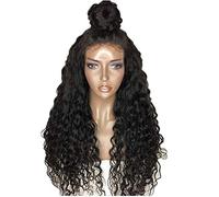 XAoSCd Parrucca Parrucca Africa Piccolo Volume Europa E America Ladies Front Lace Capelli Corti Ricci Fibra Chimica Set Parrucca di Seta Ad Alta Temperatura (Dimensioni : 28") (26)