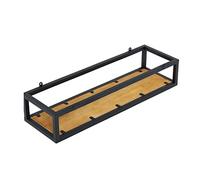 XAoSCd Portabottiglie Da Soffitto Per Vino | Scaffale Portabottiglie Da Vino Vintage | Scaffali Sospesi Per Bicchieri Da Vino, Piante, Fiori, Mensole Galleggianti, Espositore,A-80x25x15cm