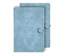 XAoSCd Quaderno A5 In Pu Con Superficie Rigida E Spessa, Diario Creativo, Diario Semplice E Retrò, Design Con Fibbia Magnetica Circolare, Può Essere Ruotato Di 180 Gradi,XADCQW70204