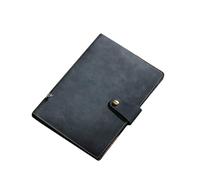 XAoSCd Quaderno A5 In Similpelle, Diario Retrò Con Superficie Rigida, Diario A Spirale, Raccoglitore In Metallo Con Bottone Fisso, Design Con Anima Interna Sostituibile.,XADCQW70181-Brown