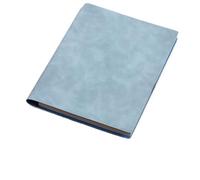 XAoSCd Quaderno A5 Spesso In Similpelle Per Appunti Di Riunioni Aziendali,XADCQW70722-White-style-Light Grey