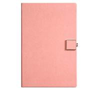XAoSCd Quaderno Classico A Righe A5 In Similpelle, Con Fibbia Magnetica Quadrata In Metallo Argentato, Per Lavoro, Ufficio, Impiegati, Studenti,XADCQW70582-Pink
