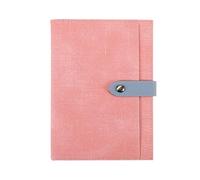 XAoSCd Quaderno Di Scrittura In Pelle A5 - Blocco Note Giornaliero Rilegato In Vera Pelle Per Uomini E Donne, Carta A Righe, Diario Creativo Portatile In Formato A5,XADCQW70016-Orange
