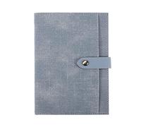 XAoSCd Quaderno Di Scrittura In Pelle A5 - Blocco Note Giornaliero Rilegato In Vera Pelle Per Uomini E Donne, Carta A Righe, Diario Creativo Portatile In Formato A5,XADCQW70016-Grey1
