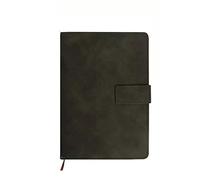 XAoSCd Quaderno Diario Aziendale A5 Con Fibbia Fissa E Carta Daolin Beige, Blu, Grigio, Cachi,XADCQW70439