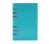 XAoSCd Quaderno Multifunzionale In Pelle Pu, Formato A6, Quaderno A Fogli Mobili, Blocco Note Retrò Creativo, Cancelleria Per Ufficio, Quaderno A6, Carta Spessa Di Alta Qualità,Green