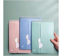 XAoSCd Quaderno Portatile Ad Anello, Diario Con Parole Memorizzabili, Diario Di Colore Chiaro/Scuro, Per La Scuola E Il Lavoro, Carta Premium, Confezioni Da 3-10 Diari (Colore C,XADCQW70595