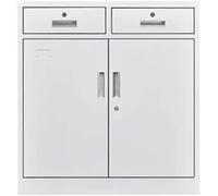 XAoSCd Schedario Archivio in Metallo con Serratura Schedario in Acciaio con Serratura Piccolo Armadietto per Stoccaggio Schedario Verticale in Acciaio per Uso Ufficio (1,3 Mm)(1.3mm)