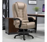 XAoSCd Sedia Da Gioco per Adulti Boss Sedia Da Lavoro con Ruote Sedia Da Ufficio Esecutivo In Cuoio, Sedie con Schienale Alto per Soggiorno, Schienale Per Sedia Comput,Khaki/a