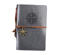 XAoSCd Set Di Quaderni, Diari Di Viaggio, Quaderni Sub-Quaderno, Quaderni In Pelle Retrò Kraft Per Scuola, Casa E Ufficio,XADCQW70515