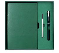XAoSCd Set Regalo In Morbida Pelle Per Ufficio Con Quaderno A5 Sub Service,XADCQW70787-Vert-21 * 15cm