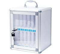 XAoSCd Silver-12 - Serrature per mobili, trasparenti, richiudibili, per studenti, dipendenti, per cellulare, ristorante, colore: Trasparente
